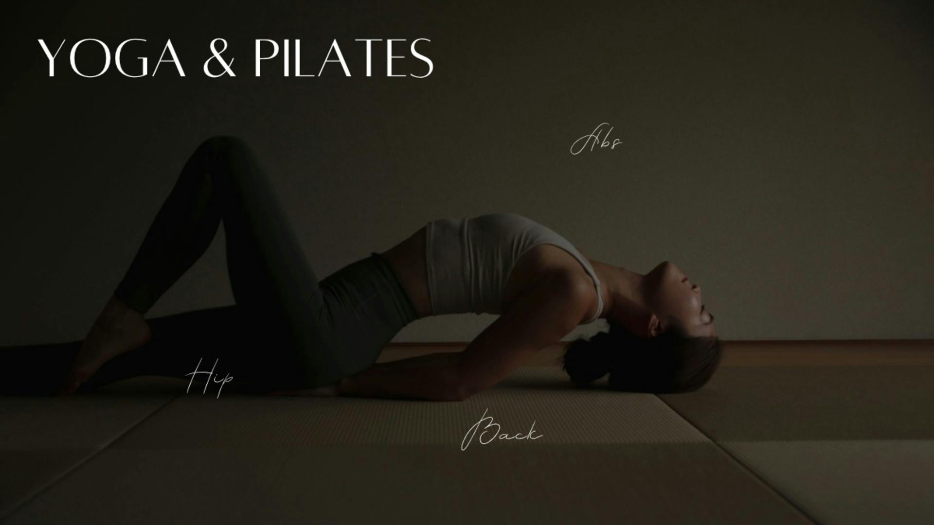 yoga ＆pilates online class